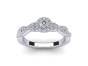 Braided Diamond Engagement Ring|1