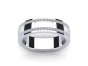 Grooved Diamond Band |1