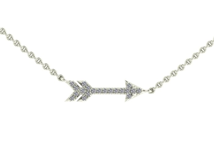 Darling Diamond Cupid Necklace