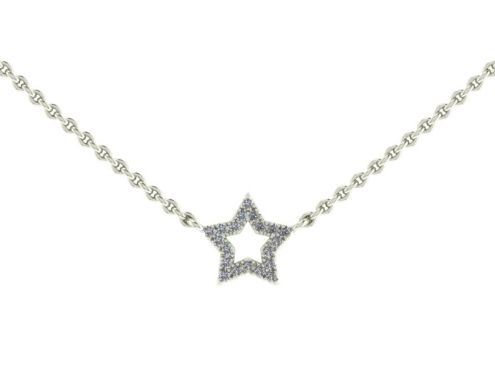Darling Diamond Star Necklace