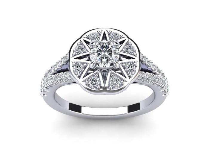 Stellar Diamond Engagement Ring
