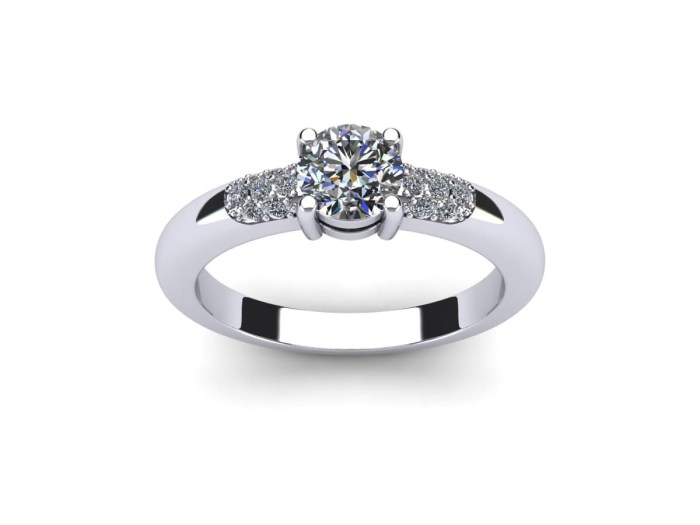Diamond Dash Engagement Ring