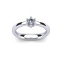 025 Contemporary Six Prong Engagement Ring|1