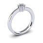 025 Contemporary Six Prong Engagement Ring|3