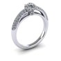 Modern Crown-Set Engagement Ring|3