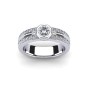 Luxury Bezel Ring|1
