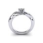 Diamond Wave Engagement Ring|2