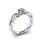 Diamond Wave Engagement Ring|3