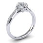 Crescent Love Diamond Ring|3
