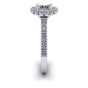Four Prong Halo with Diamond Shoulders|4