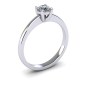 Classic V Prong Solitaire|3