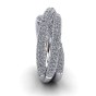 Twisted Triple Arch Pavé Ring|4