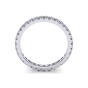 French Claw Set Eternity Ring|2