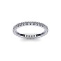 French Claw Set Eternity Ring|1