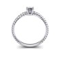Cable Diamond Engagement Ring|2