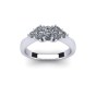 Diamond Bow Tie Engagement Ring|1