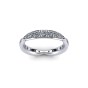 Diamond Pinched Eternity Ring|1