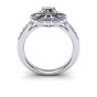 Diamond Star Engagement Ring		|2