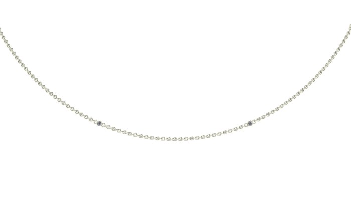 003 Diamond Drizzled Necklace