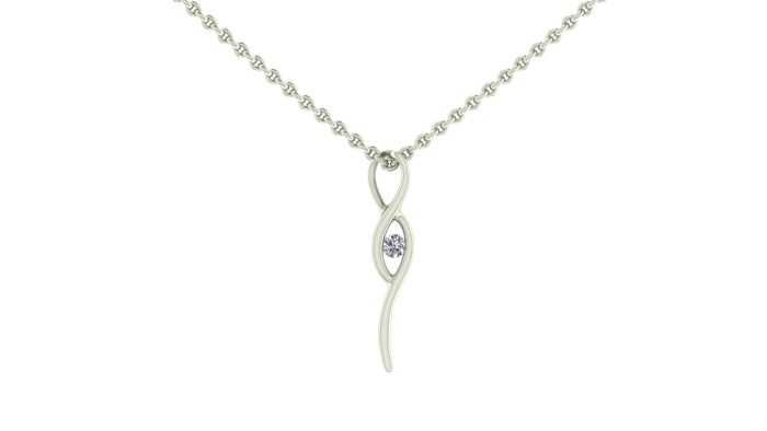 Diamond Swivel Necklace 