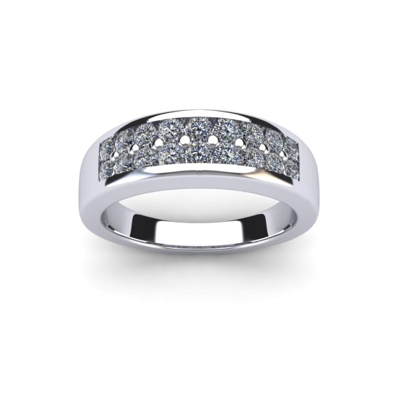 Hybrid Diamond Ring