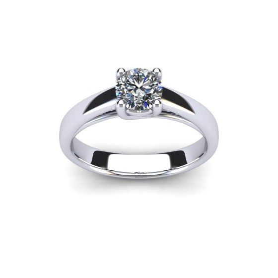 060 Radiant Heart Engagement Solitaire