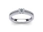 030 Two Row Engagement Ring|1