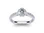 Crescent Love Diamond Ring|1