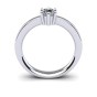 030 Contemporary Six Prong Engagement Ring|2