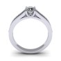 Diamond Striped Engagement Ring|2