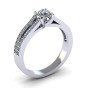 Diamond Striped Engagement Ring|3