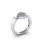 Pinched Cushion Engagement Ring|3