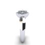 Pinched Cushion Engagement Ring|4