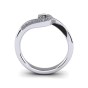 030 Twirl Diamond Engagement Ring |2