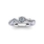 Diamond Wave Engagement Ring|1