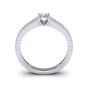 030 Two Row Engagement Ring|2
