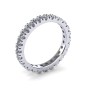 Four Prong Open Eternity Ring|3