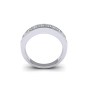 Tapered Square Channel Eternity Ring|2