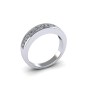 Tapered Square Channel Eternity Ring|3