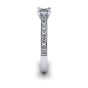 Four Prong Solitaire with Diamond Accent|4