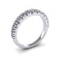 Starry Night Four Prong Tapered Ring|3