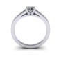 Open Shank Diamond Engagement Ring|2